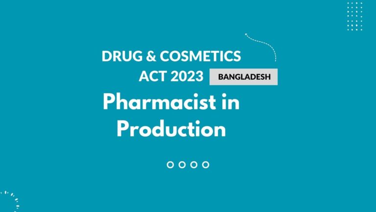 Pharmacist in Production